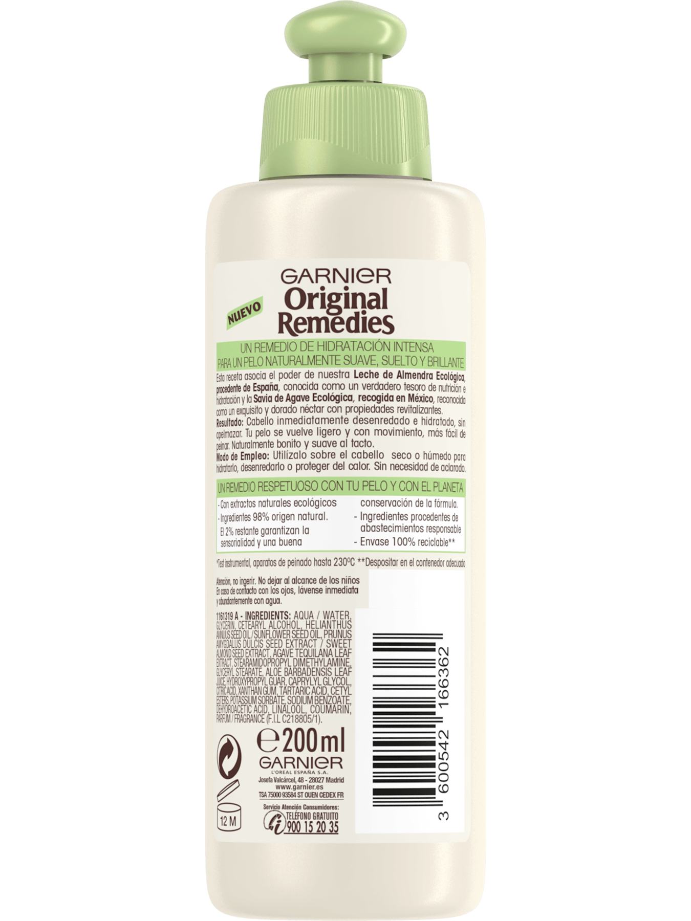Champú Leche de Almendra